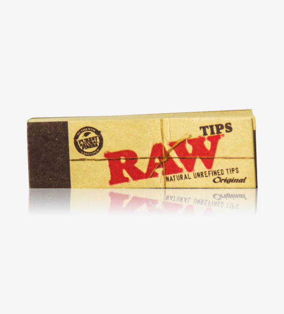 Photograph of product: Raw Flat Paper Tips Booklet 50ct