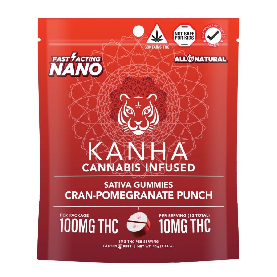 Photograph of product: Cran-Pomegranate Punch Gummies | 20 Servings | Sativa