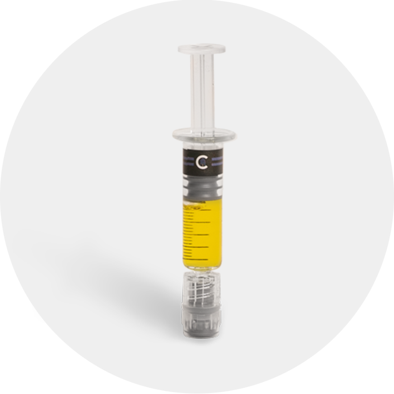 Photograph of product: CityTrees White Widow Dab Oil Syringe .85g