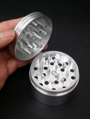 Photograph of product: 56mm 4 Piece Aluminum Grinder $15 - 