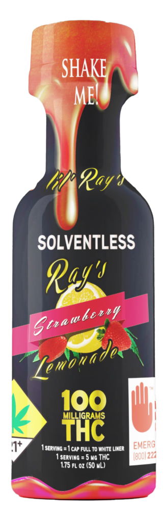 Photograph of product: Rays - Lil Ray's Solventless Strawberry Lemonade 100mg