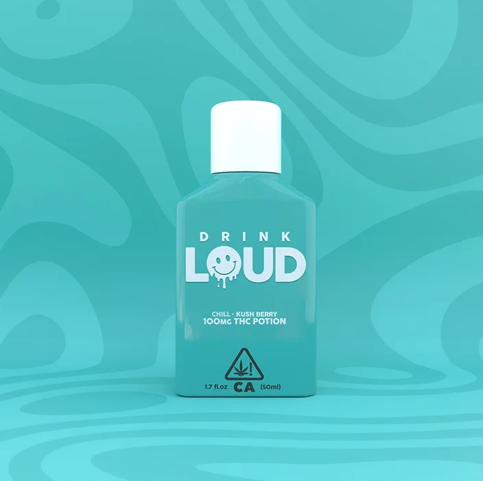 Photograph of product: Drink Loud Kush Berry (I) +CBN Beverage 100mg 50mL