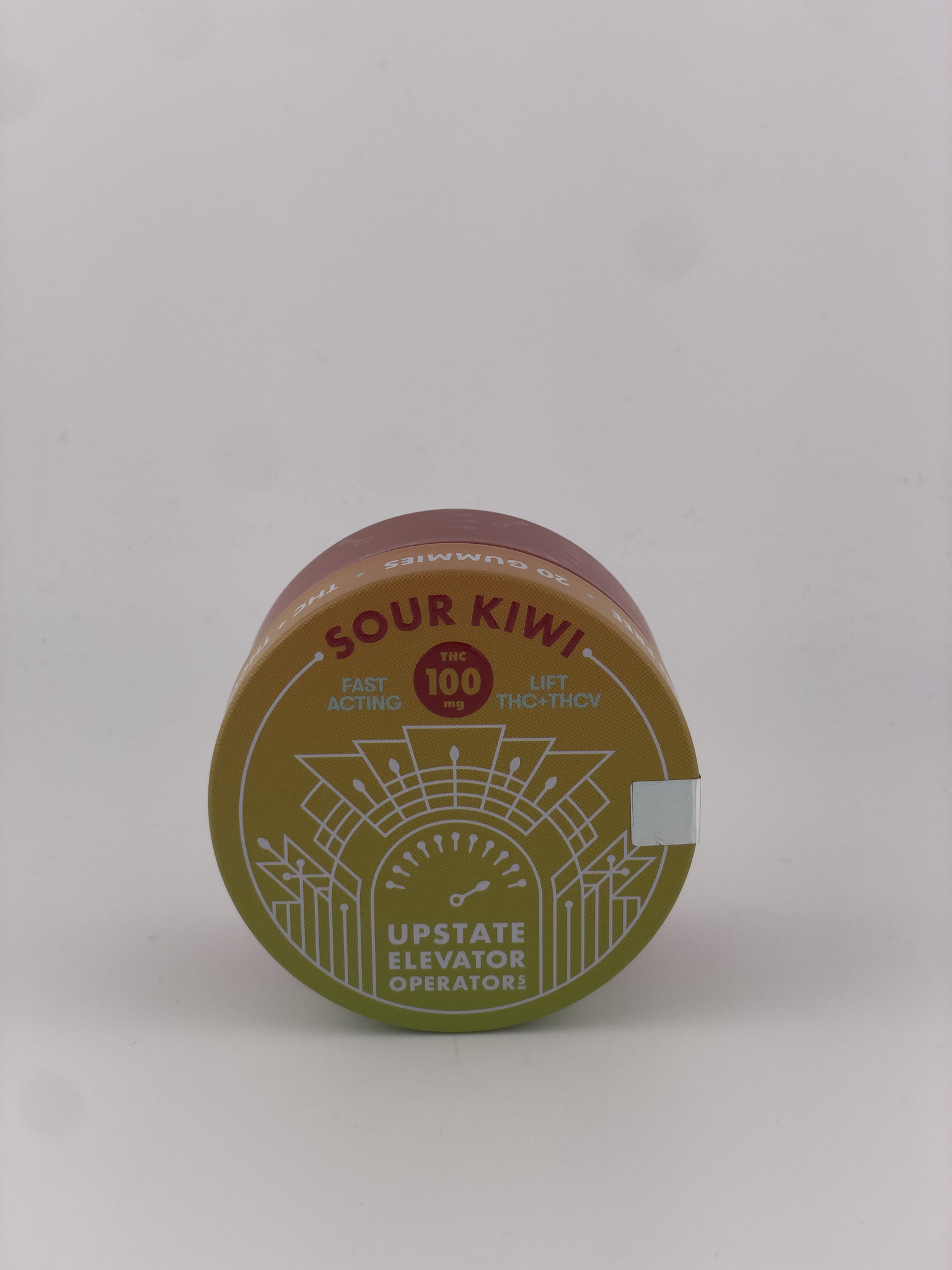 Photograph of product: Upstate Elevator Operators Edibles - Sour Kiwi (100mg)