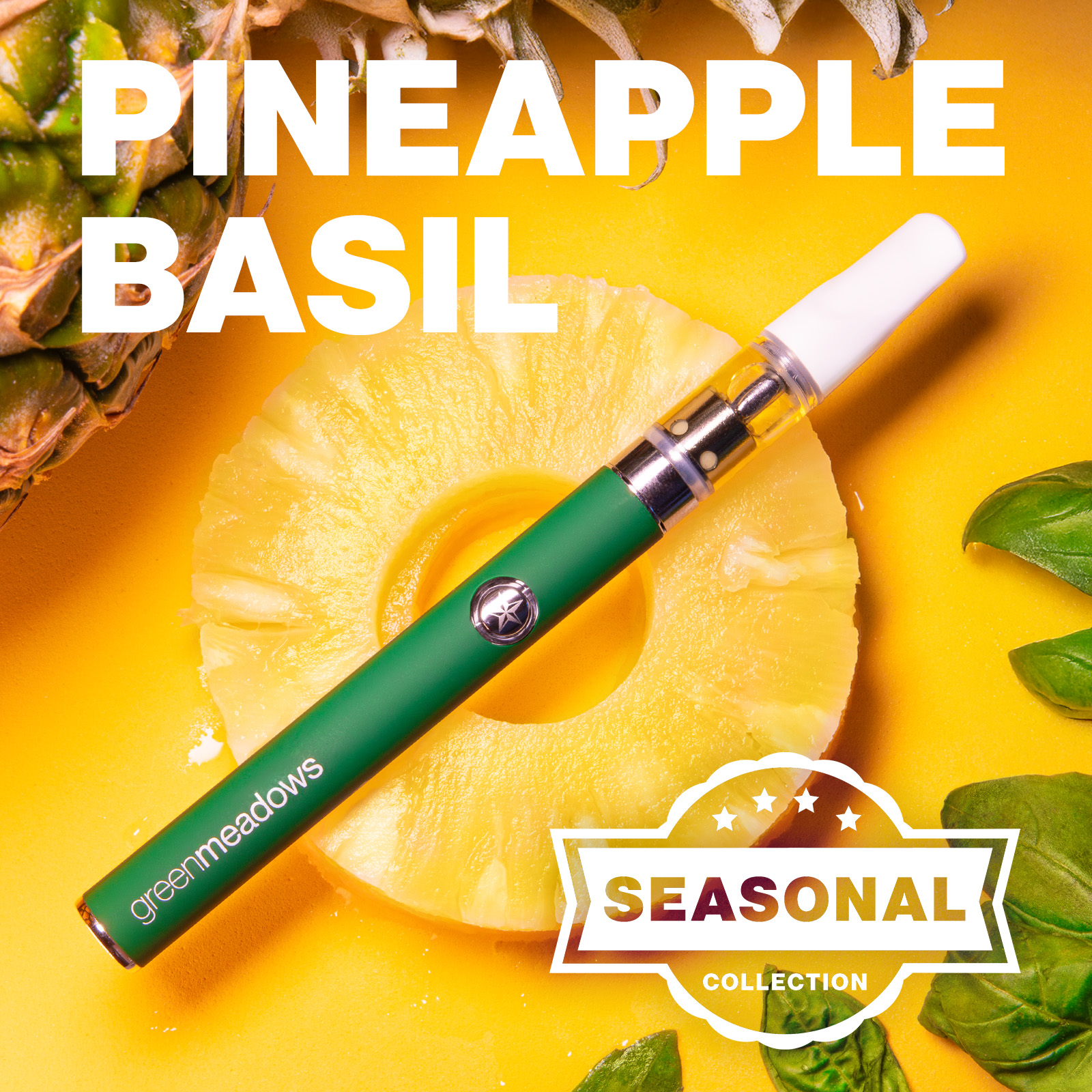 Photograph of product: Pineapple Basil | Cartridge | 0.5g