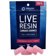 Photograph of product: Cannalicious - Live Resin Strawberry Runtz Gummies 200mg