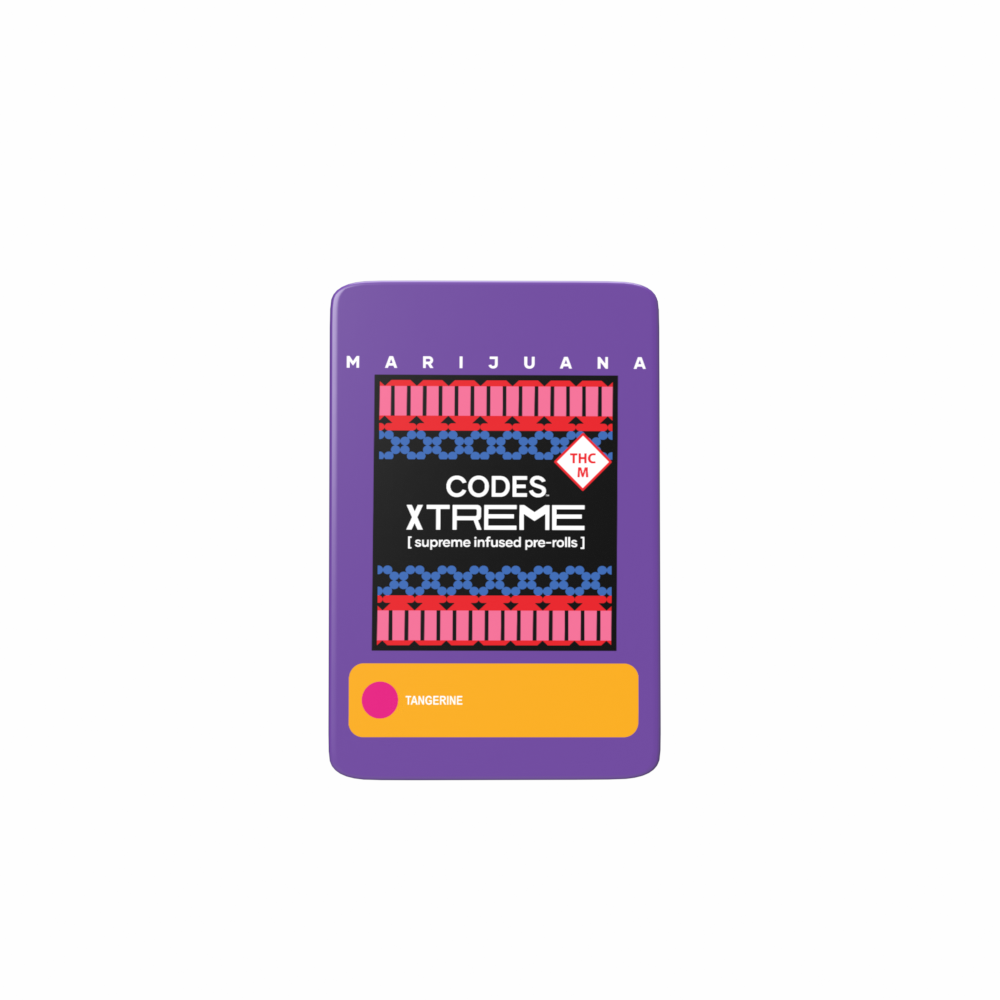 Photograph of product: Codes: Infused Pre-Roll Pack | Tangerine x Diesel Lab 3pk