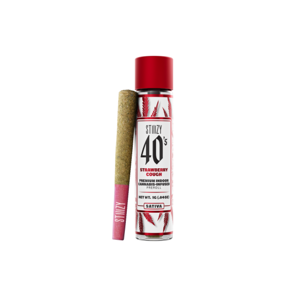 Photograph of product: 40's Strawberry Cough Infused Preroll