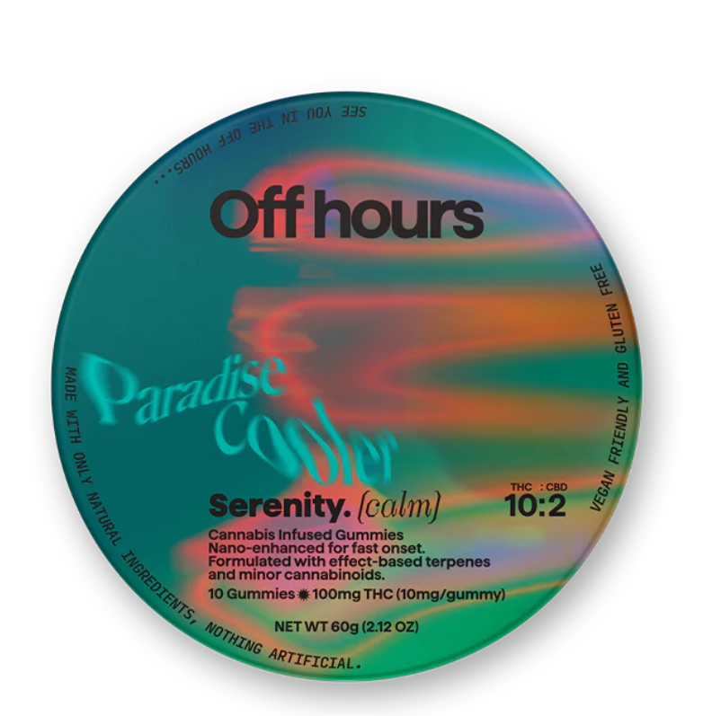Photograph of product: Off Hours | Serenity - Calm | 100MG | Edible
