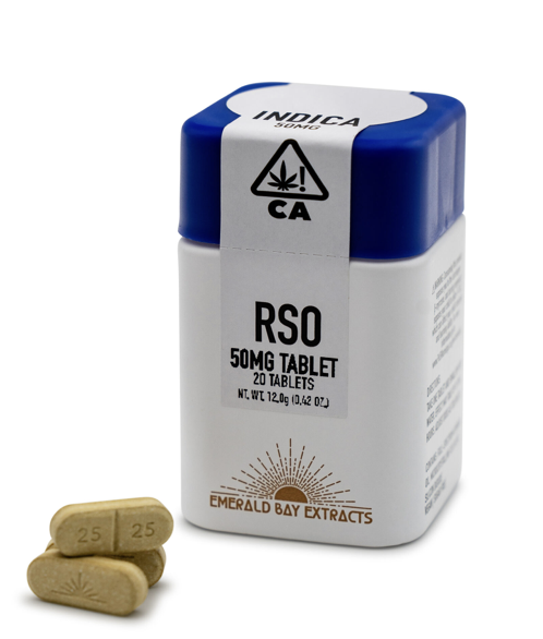 Photograph of product: Blue Skunk 50mg Rso Tablets