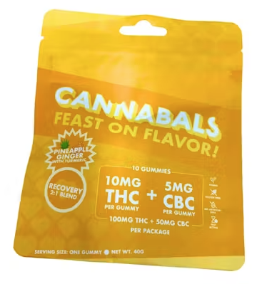 Photograph of product: Mood State Pineapple Ginger (Recovery) Gummies 100mg [F42]