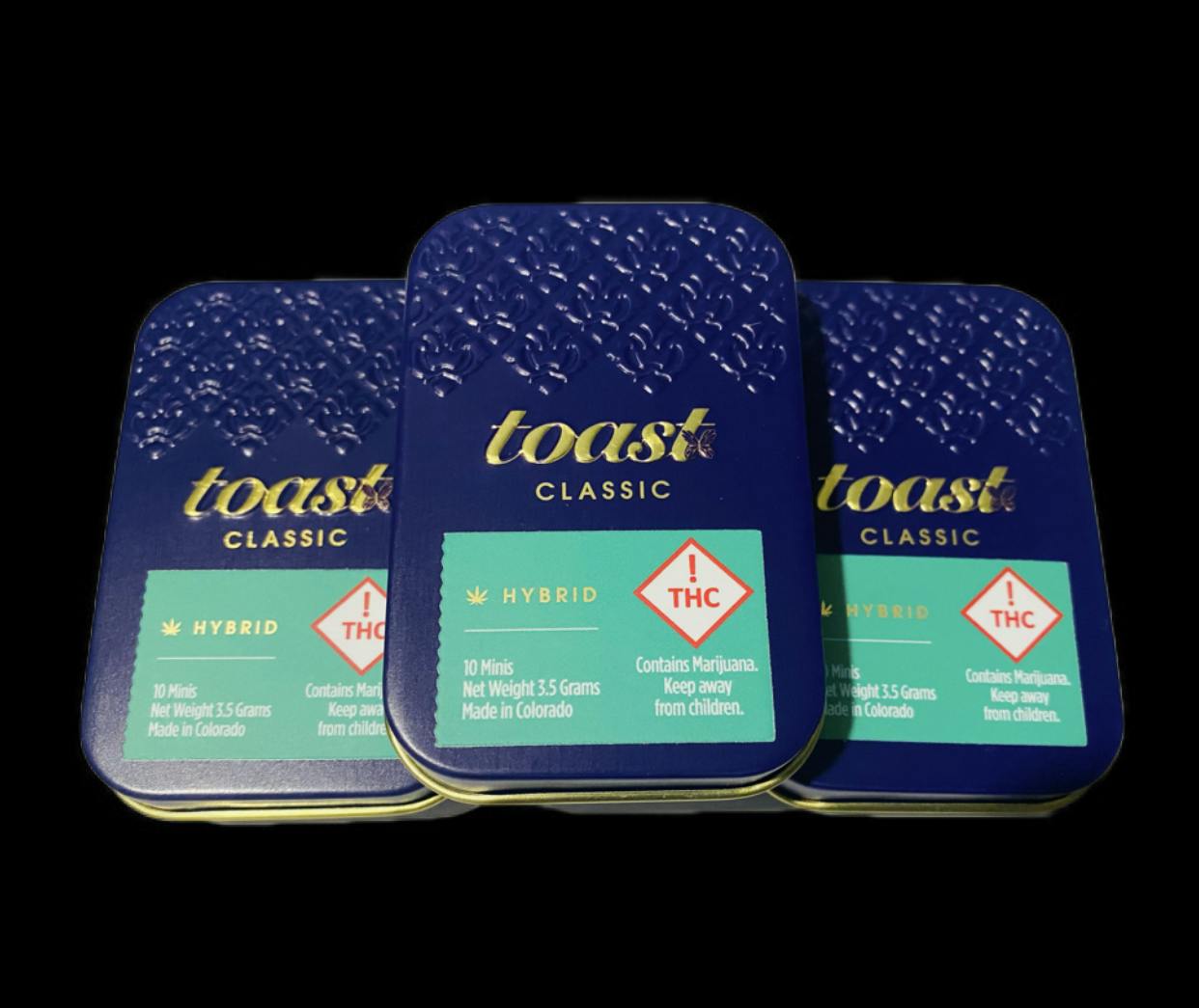 Photograph of product: Toast Joints 10pk (3.5 Grams) Grape Pie/Gelato