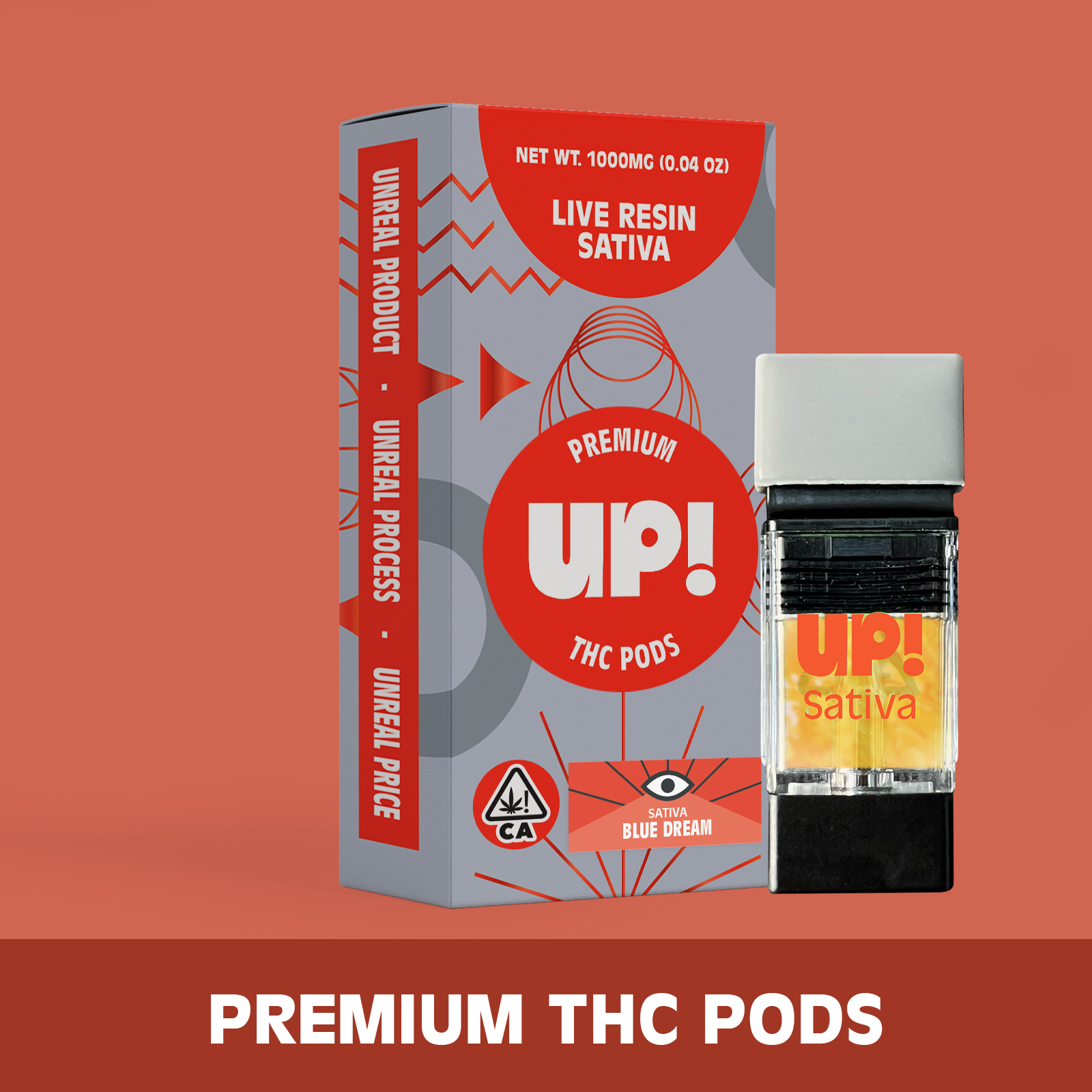 Photograph of product: UP! - Tangie (Oui'd) Live Resin Pod