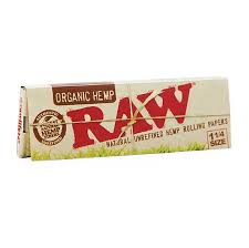 Photograph of product: RAW | 1 1/4 Sized | Organic Hemp | Papers