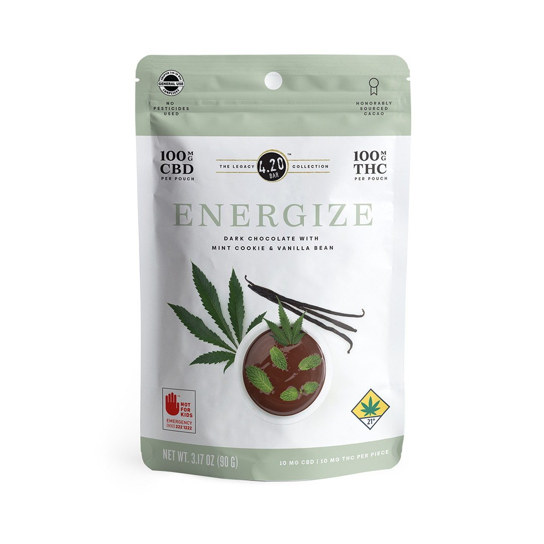 Photograph of product: 420 Mini Legacy: Energize Chocolate 1:1