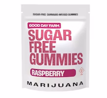 Photograph of product: GOOD DAY FARM - GUMMIES - 100MG - 10PK - SUGAR FREE - RASPBERRY