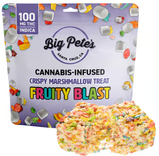 Photograph of product: Fruity Blast [I] - 100MG Crispy Marshmallow Treat