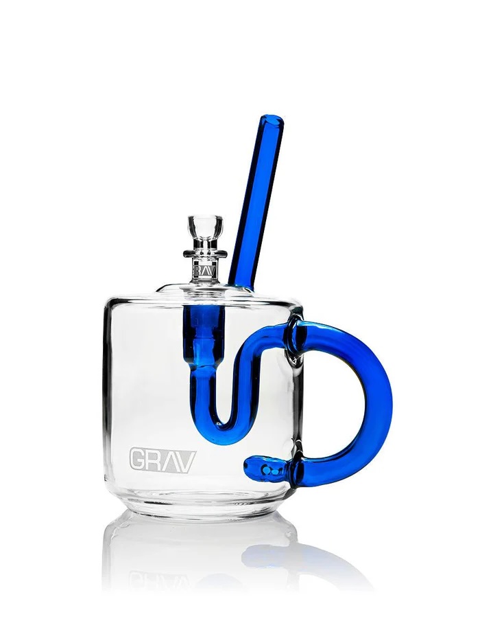 Photograph of product: GRAV Coffee Mug Bubbler - Cobalt
