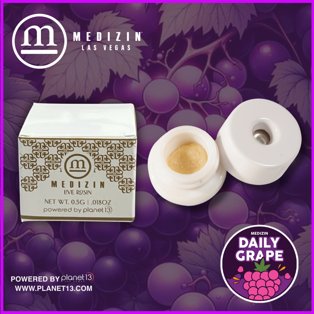 Photograph of product: Daily Grape .5g Live Rosin