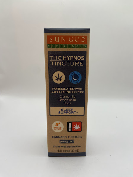 Photograph of product: SunGod | TH-oui Tinctures | Hypnos | Oui'd | Sleep Support