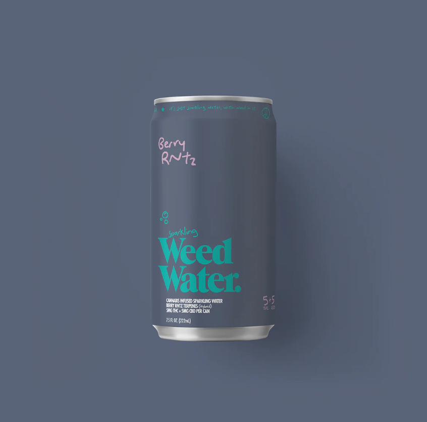 Photograph of product: Oui'd Water | Berry Rntz | Sparking thc Water | 5mg