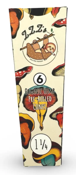 Photograph of product: Organic Hemp Cones | 1 1/4" | 6pk