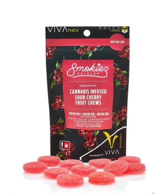 Photograph of Product: Sour Cherry | 1:2 THCV | 10 x 10mg