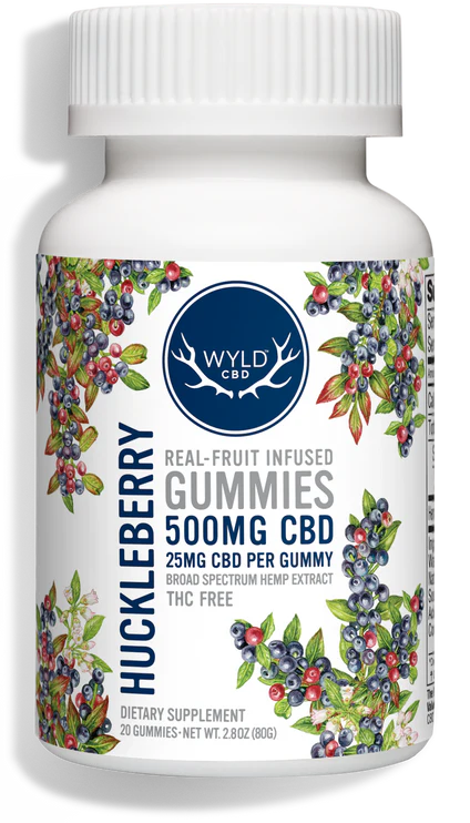Photograph of product: Wyld CBD Huckleberry Gummies CBD