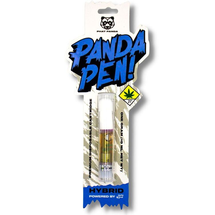 Photograph of Product: Blackberry Panda Pen Flavored Distillate 510 Cartridge (Phat Panda)