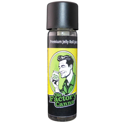 Photograph of product: Ole Factory Canna Double Rainbows Resin Infused Pre-Roll 1g