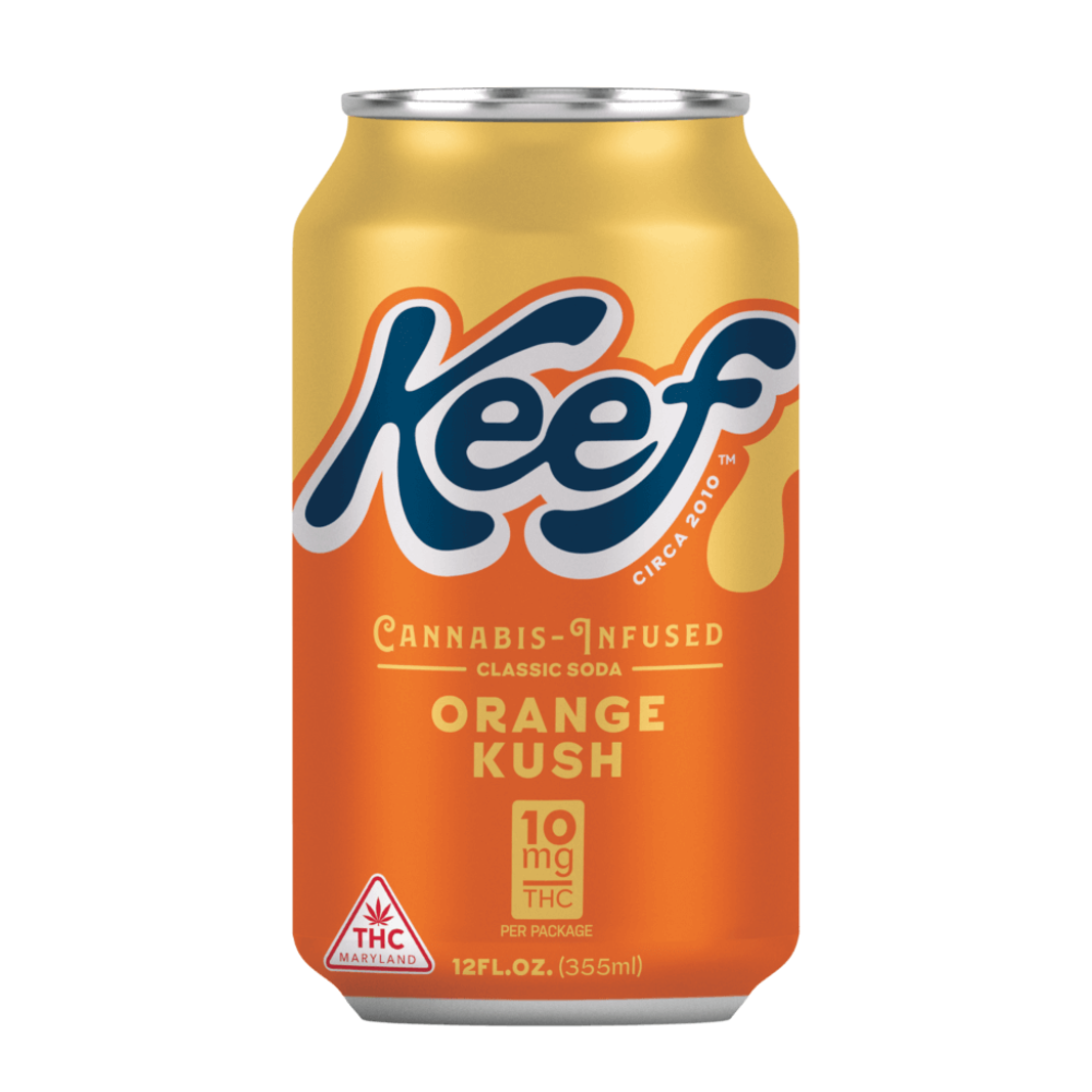 Photograph of product: Orange Kush Soda | 10mg (12 fl oz/355mL)