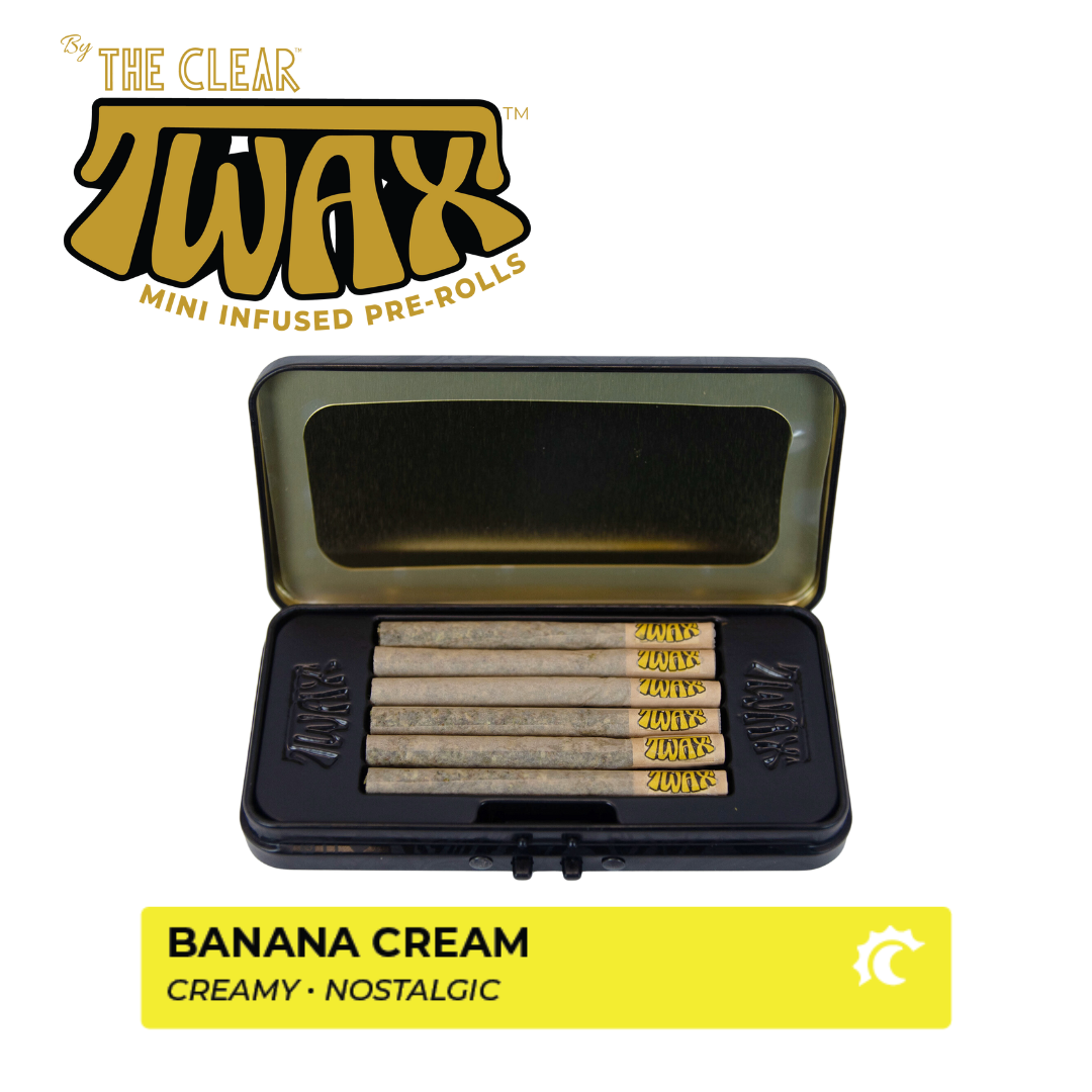 Photograph of product: TWAX Mini Infused Pre-Roll 3g [6 Pack] | Banana Cream