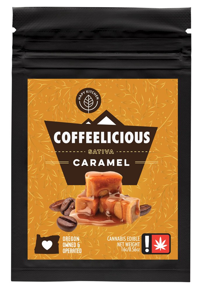 Photograph of product: Happy Kitchen | 50mg Coffeelicious (S) | Caramel