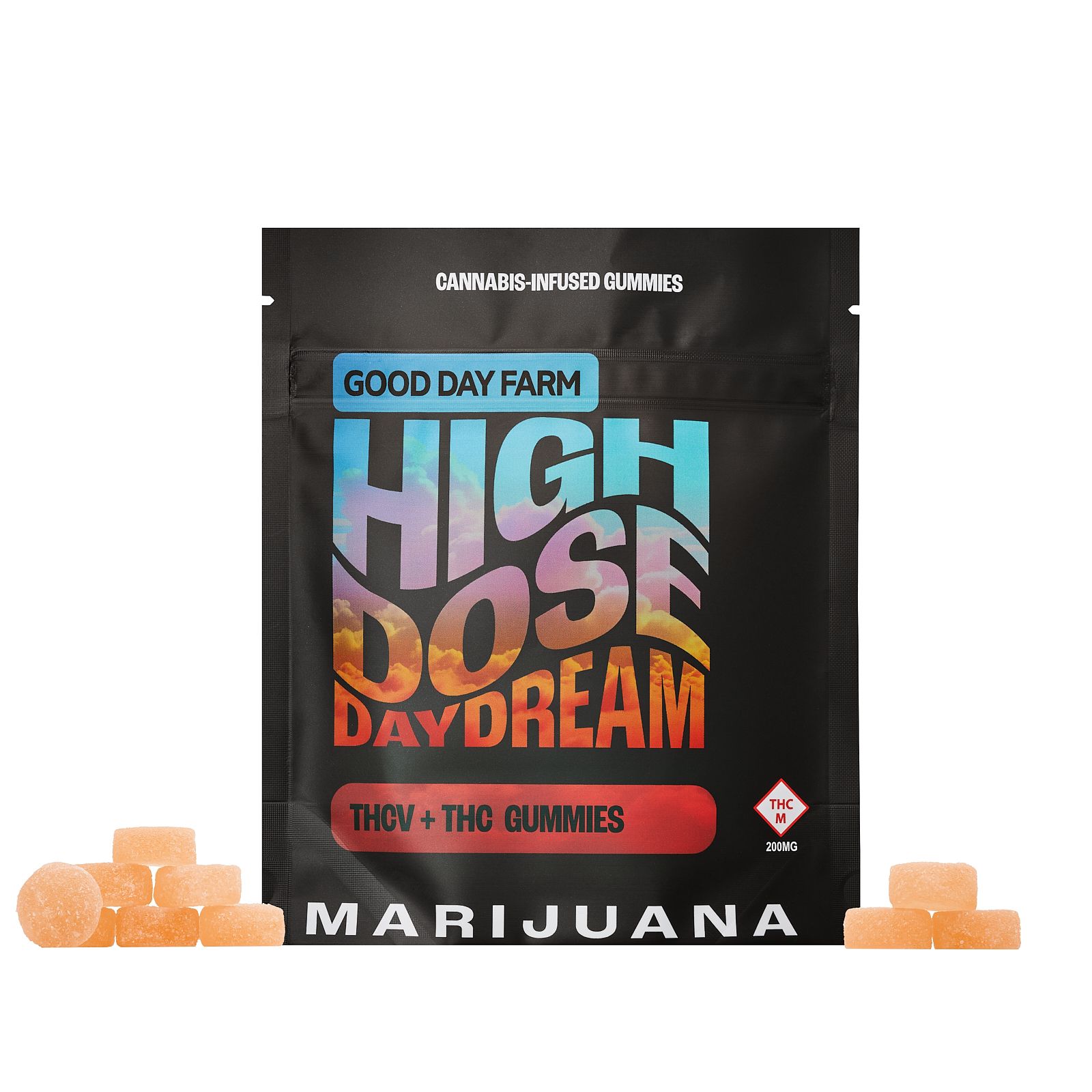 Photograph of product: GDF: Multi-Dose Gummies | Daydream 4:1 | 160mg TH-oui : 50mg TH-ouiV | 10pk