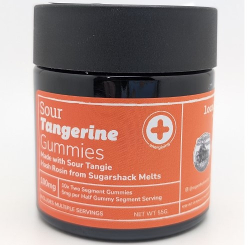 Photograph of product: Sour Tangie au chocolat Rosin Gummies