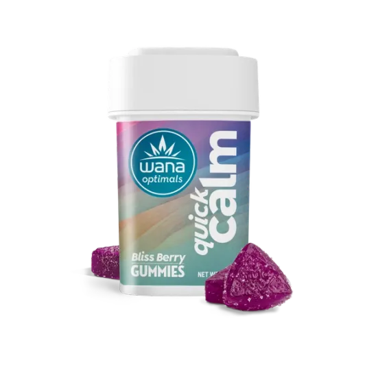 Photograph of product: Berry Bliss Quick Calm | Gummies | 20pk | Wana