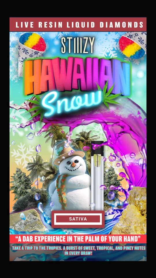 Photograph of product: Hawaiian Snow (S) .85g LR Liquid Diamonds Pod
