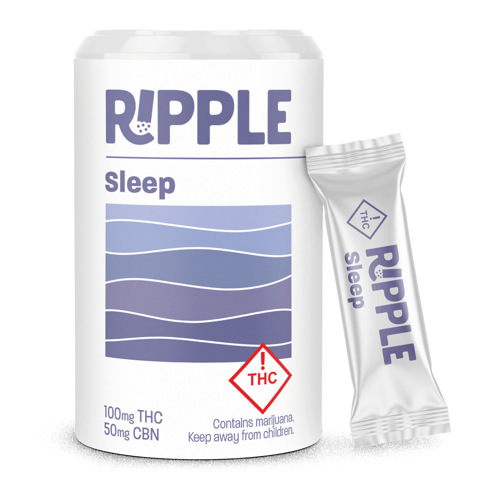 Photograph of product: Ripple - Riplets - Sleep - 100mg