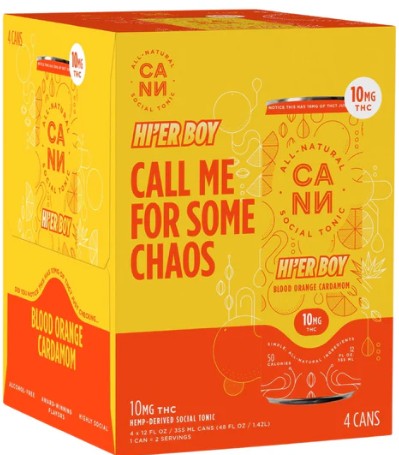 Photograph of product: Blood Orange Cardamom [H] - 40MG Hi-er Boy 4PK