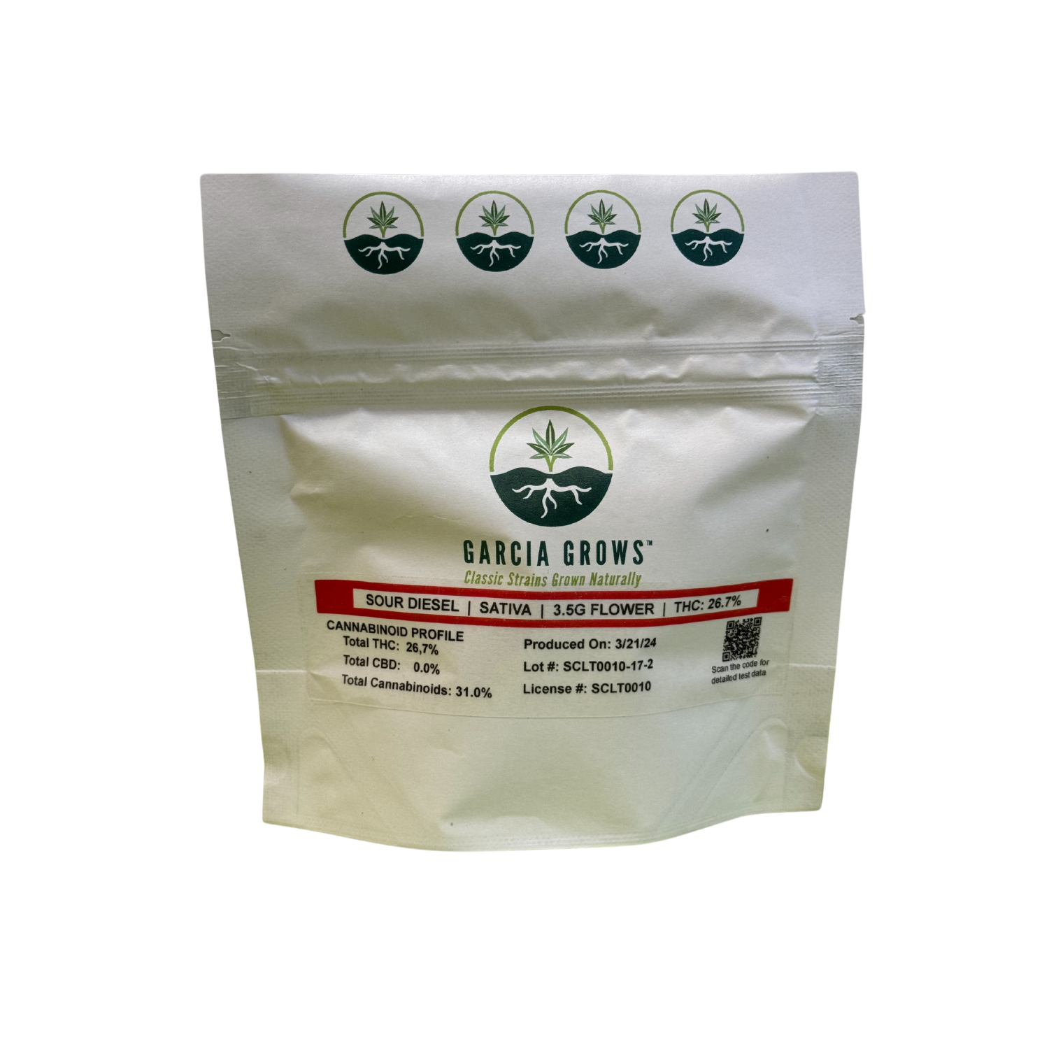 Photograph of Product: Sour Diesel | Garcia Grows I 4g Eighth! - 3.5g