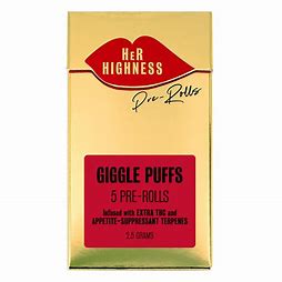 Photograph of product: Infused Pre-rolls | Her Highness | Giggle Puffs - 5pk