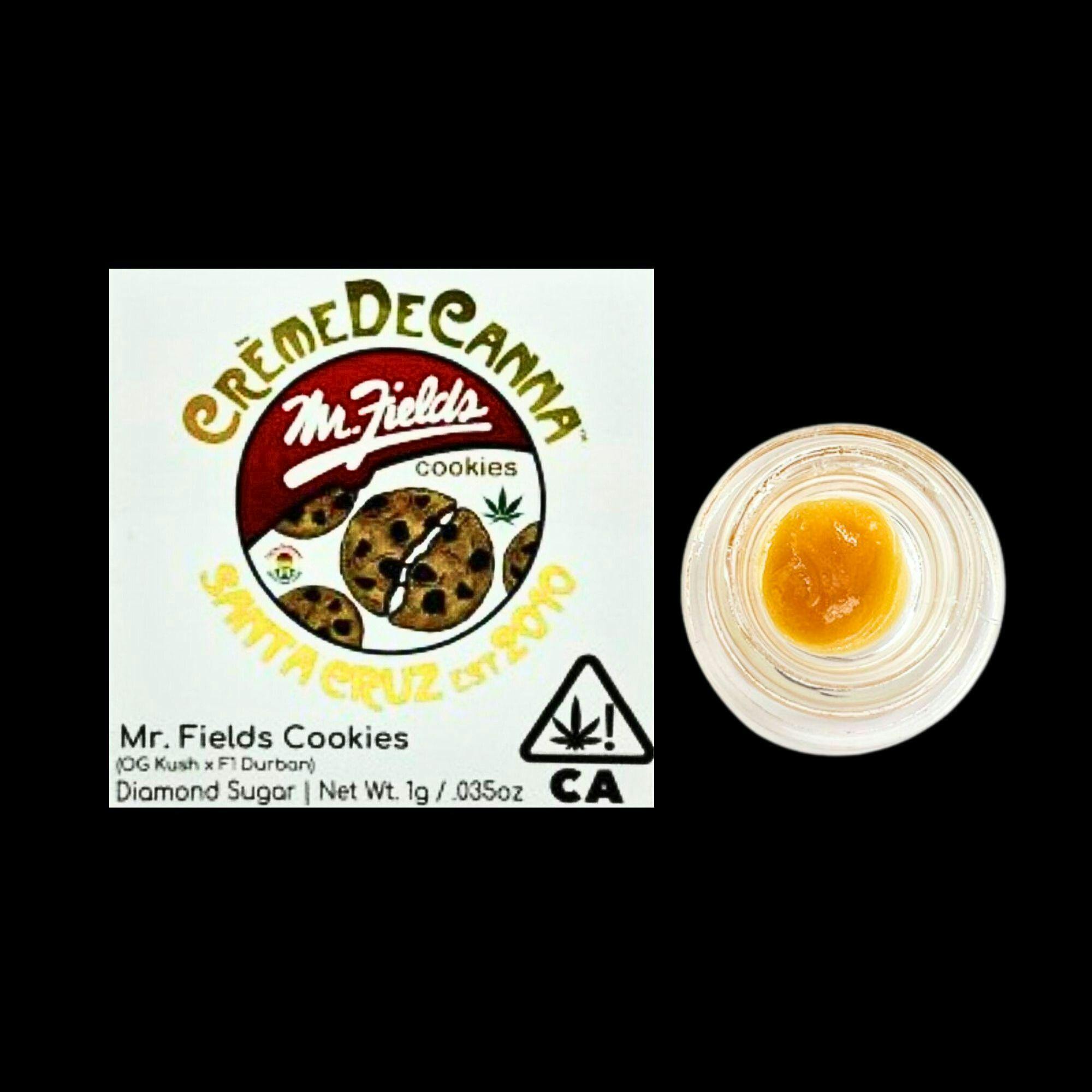 Photograph of product: Creme De Canna 1g Cold Cured Extracts Diamond Sugar 1g Mr. Fields Cookies