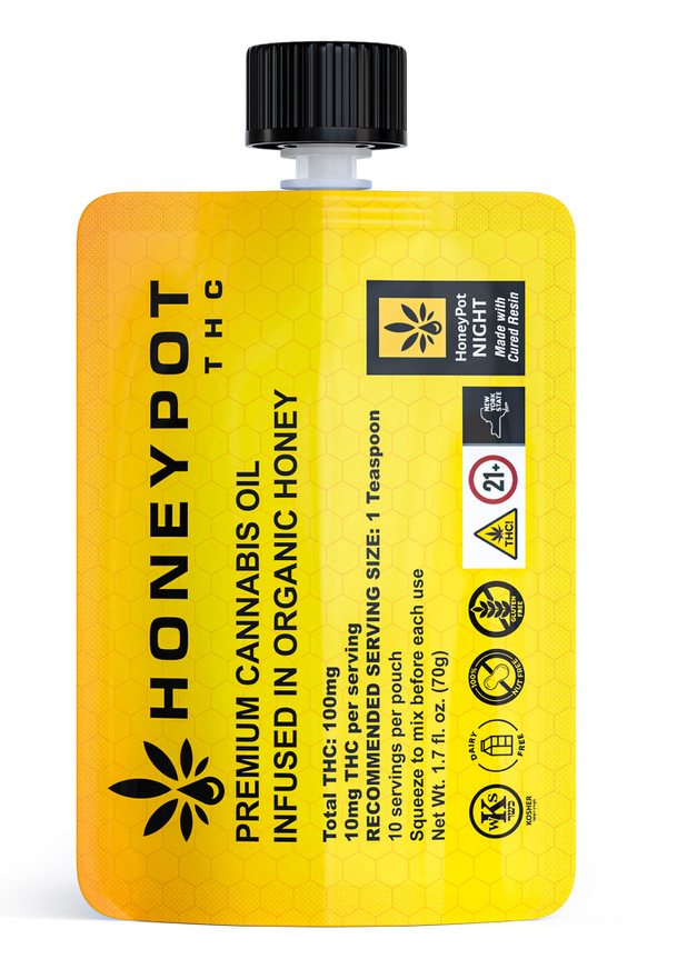 Photograph of product: Honey Pot Night TH-oui 100mg
