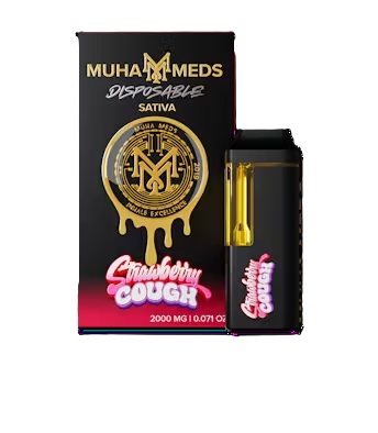 Photograph of product: Muha Meds - Disposable - 2g - Strawberry Cough