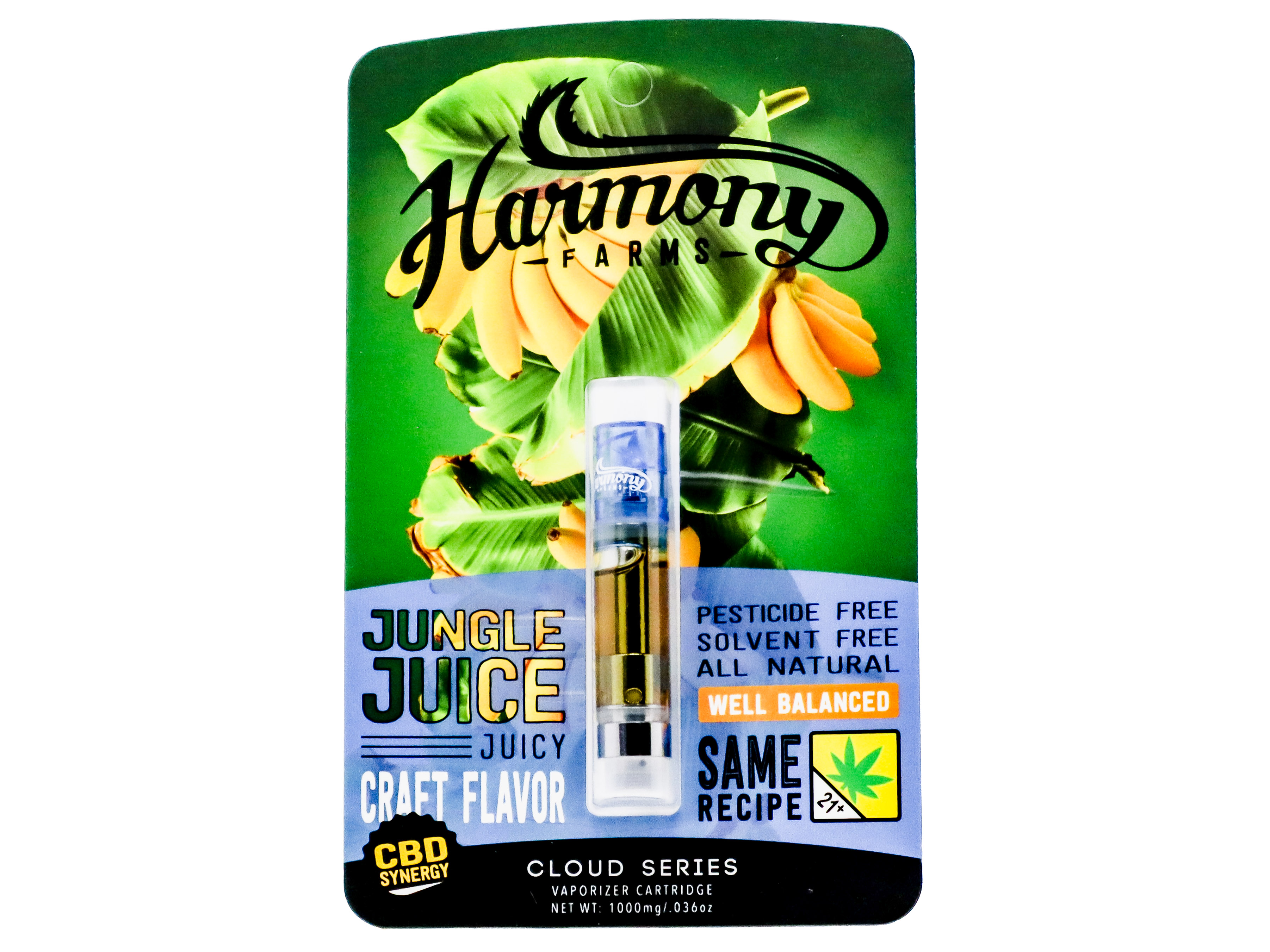 Photograph of Product: HF Jungle Juice 1:1 Distillate Cart 50197