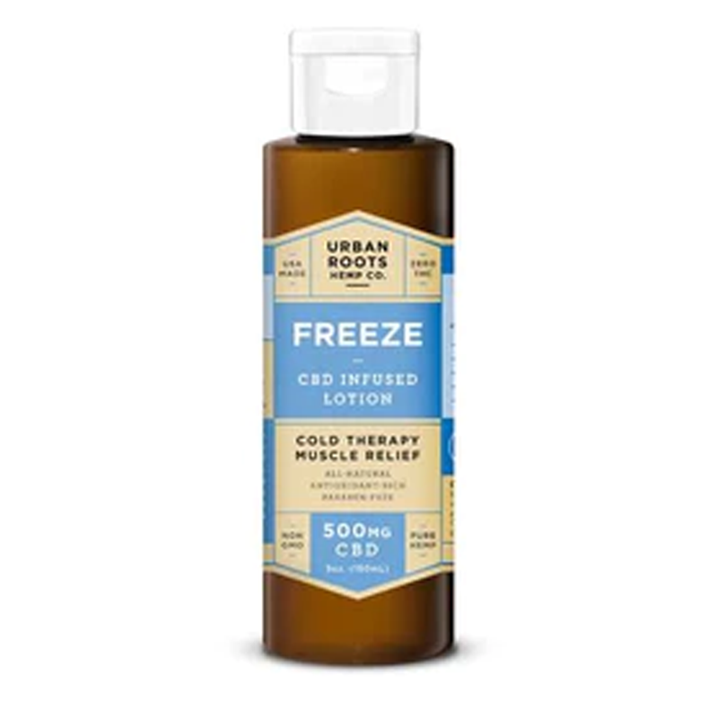 Photograph of product: Urban Roots Freeze CBD Infused Lotion 200mg