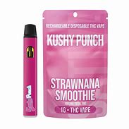 Photograph of product: Kushy Punch - Strawnana Smoothie - Disposable Vape