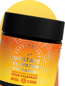 Photograph of product: Sour Starfruit | 5mg TH-oui Rosin (10ct)