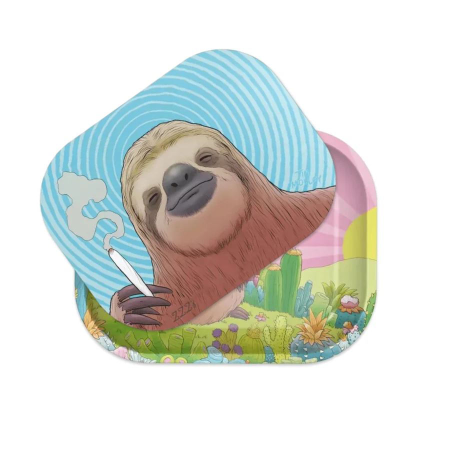 Photograph of product: ZZZ's | 5 x 7 Rolling Tray | Stoner Sloth | Tim Molloy