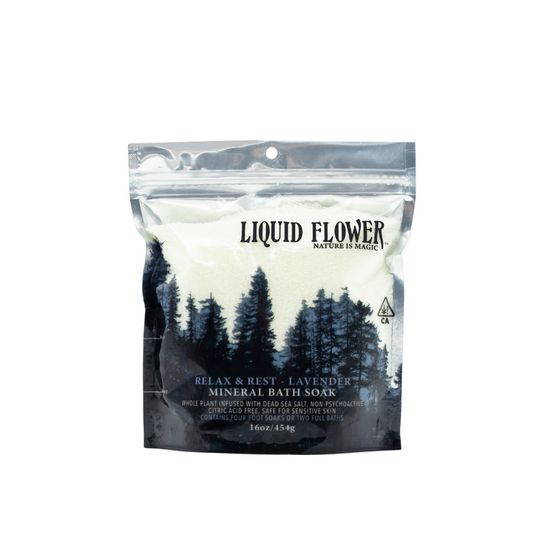 Photograph of product: Liquid Flower Lavender Bath Soak - 