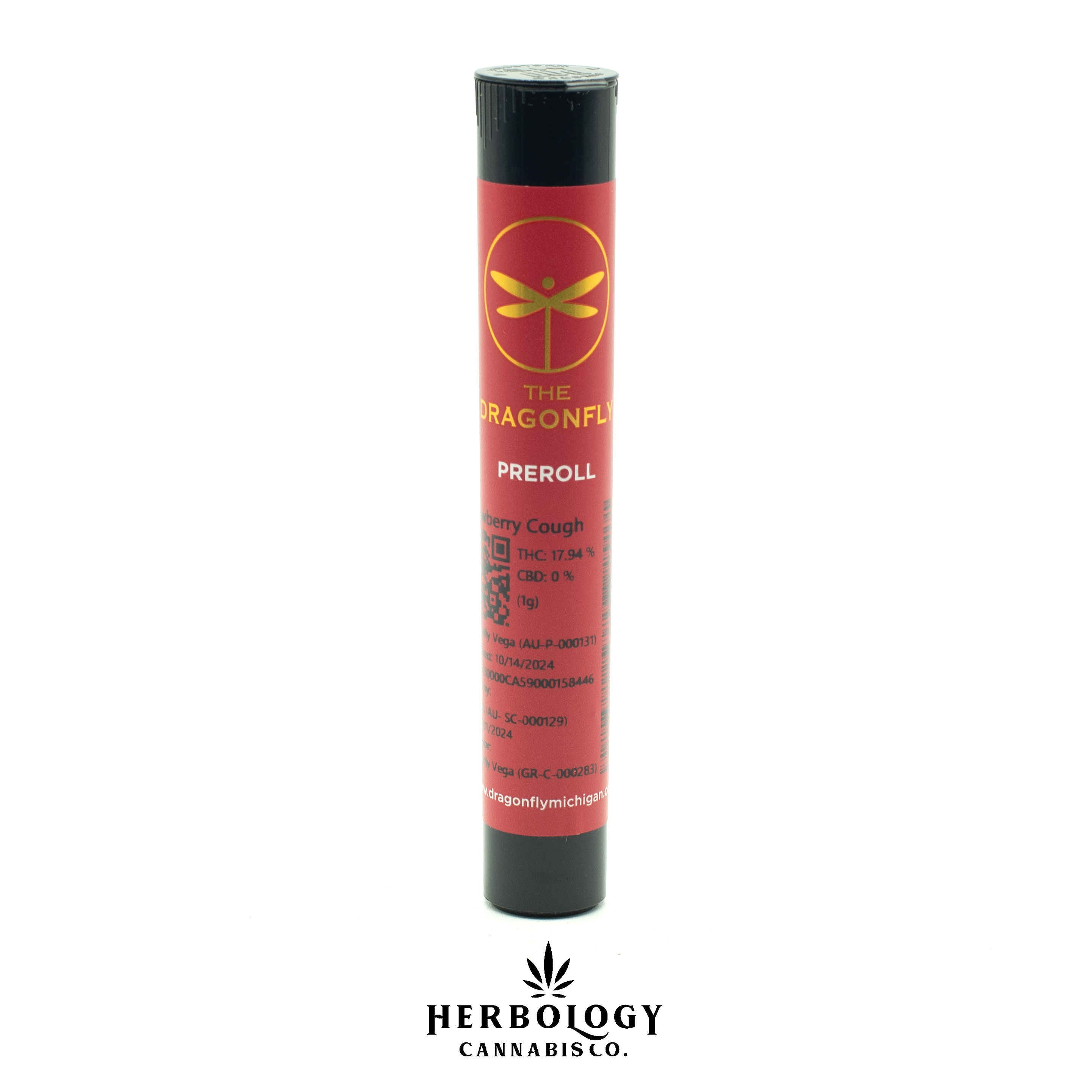 Photograph of product: Dragonfly | Pre-Roll | Spoiled Milk | 1g